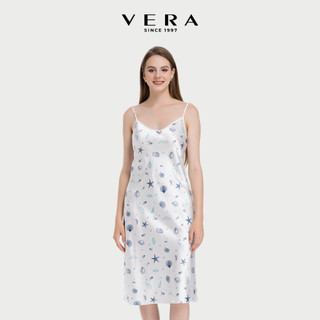 [Mã FADEP2106 giảm đến 30k đơn từ 99k] Đầm lửng nữ VERA Satin in full - V0481