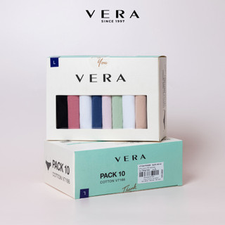   COMBO ƯU ĐÃI  10 Quần Lót Nữ VERA Cotton thoáng khí kháng khuẩn - 7166  Giao màu ngẫu nhiên  