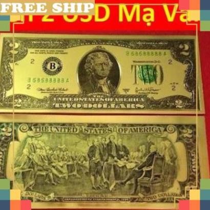 [HOT] Tiền 2 USD Plastic & 100 USD Plastic – Siêu Phẩm Sưu Tầm XND