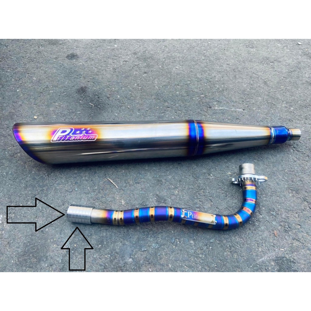 (Khâu pô size 27) Khâu nối pô, khâu nối ống pô INOX 304 SÁNG BÓNG