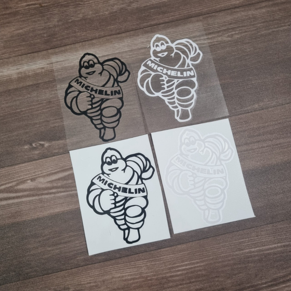 Tem LOGO MICHELIN - Decal dán trang trí xe máy LOGO hoạt hình MICHELIN