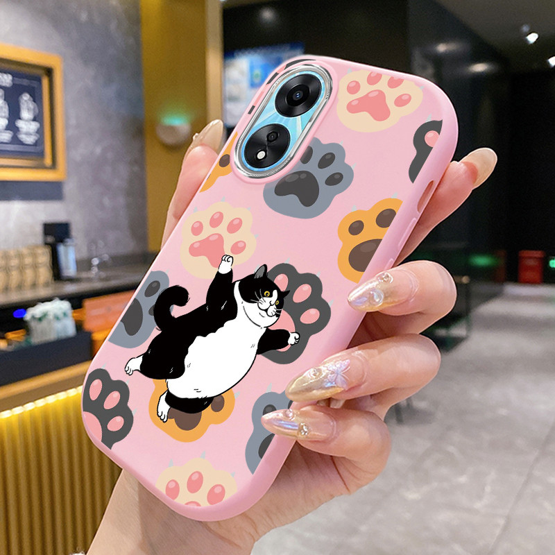 Ốp Lưng OPPO A58 5G A78 5G A58X 5G A1X A2X 5G A78 A79 5G A2 5G Case Hoạt hình Mèo Nhỏ