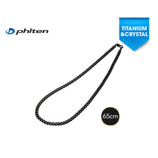 Vòng Cổ Phiten Carbonized Titanium Chain Necklace Hỗ Trợ Cân Bằng Cơ Thể Chăm Sóc Sức Khỏe Phong Cách Thời Trang