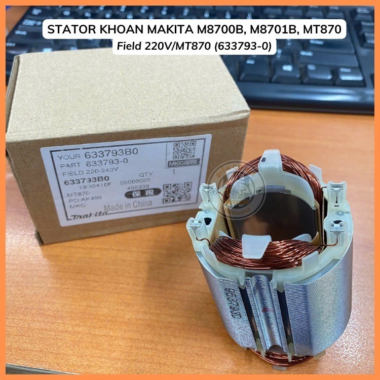 Stator khoan MAKITA M8700B, M8701B, MT870 (633793-0) 220V