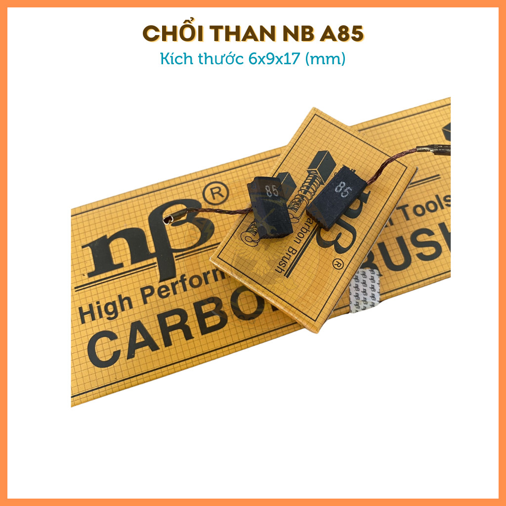 Chổi than A85 NB kích thước 6x9x17mm
