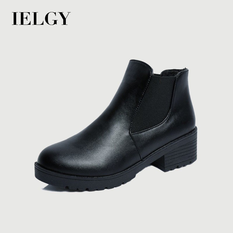 Giày bốt nữ cổ thấp IEGY