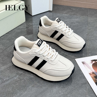 IELGY Korea Low Top Daddy Shoes Nữ 2025 Mới Thoáng Khí Thể Thao Học Sinh Thường Ngày