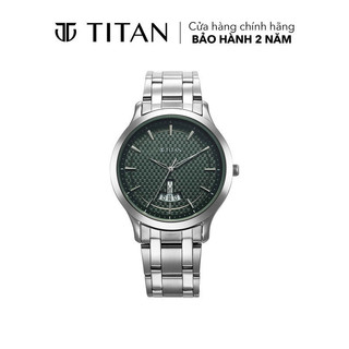  Đồng hồ nam TITAN Karishma dây thép không gỉ mặt 40MM dây màu bạc 1825SM11 