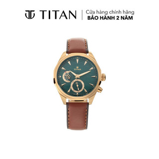  Đồng hồ nam TITAN Maritime dây da mặt 42.5MM dây màu nâu 1829QL01 