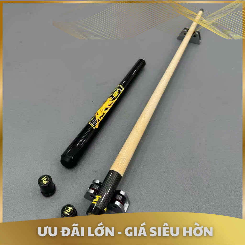 Gậy Nhảy Bida AIR Ngọn Mộc - Cơ Nhảy PREOAIDR phủ carbon - Gậy sút tê bida - Phụ kiện bida giá gốc