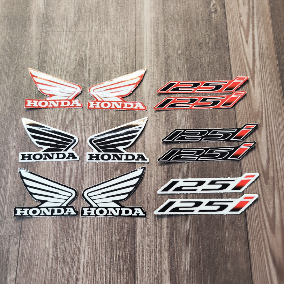 (HCM) Cặp tem giấy chữ 125i nhiều màu lựa chọn - tem chìm chữ số 125i