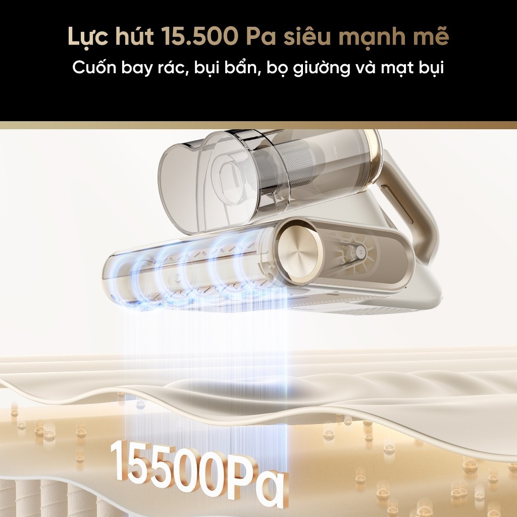 Dreame D20 Pro/ D20 Aura Máy hút bụi giường nệm | công suất định mức 520W | Diệt khuẩn LED UV đến 99,99% | BH 24 tháng | BigBuy360 - bigbuy360.vn