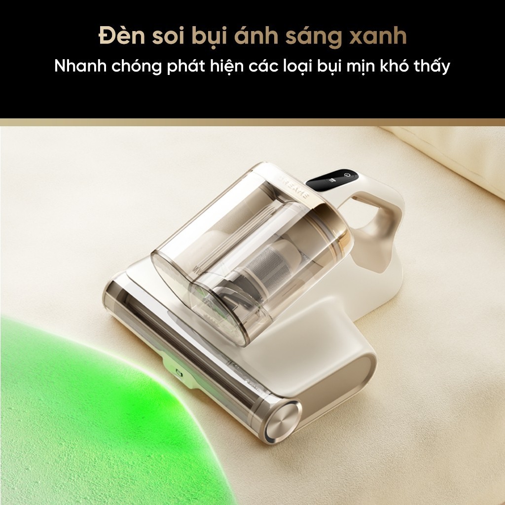 Dreame D20 Pro/ D20 Aura Máy hút bụi giường nệm | công suất định mức 520W | Diệt khuẩn LED UV đến 99,99% | BH 24 tháng | BigBuy360 - bigbuy360.vn