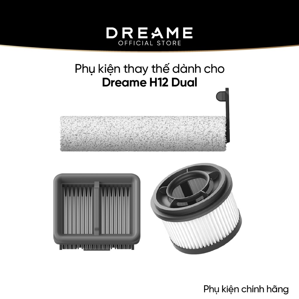 Phụ kiện thay thế dành cho Dreame H12 Dual bản quốc tế  - Phụ kiện chính hãng