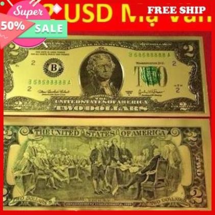 [HOT] Tiền 2 USD Plastic & 100 USD Plastic – Siêu Phẩm Sưu Tầm JJS031