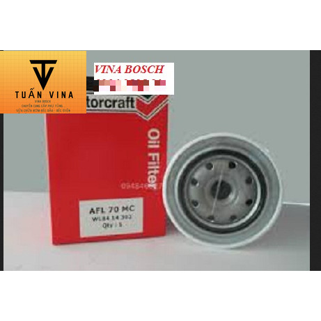 LỌC NHỚT FORD RANGER EVEREST 2003 - 2010 MÃ AFL - 70MC WL84 - 14 - 302 A -