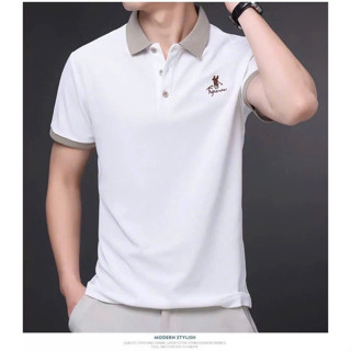 Áo polo nam vải cá sấu mềm mát thêu logo ngựa, thanh lịch, sang trọng. (B11)