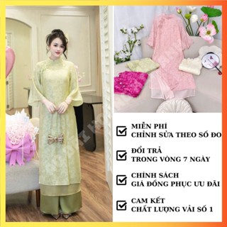  ÁO DÀI CÁCH TÂN NỮ GẤM MỀM IN HOA CHÌM ÁO DÀI NỮ CỔ ĐÍNH NGỌC SƯỜN CỔ ĐÍNH HOA KẾT  NH  