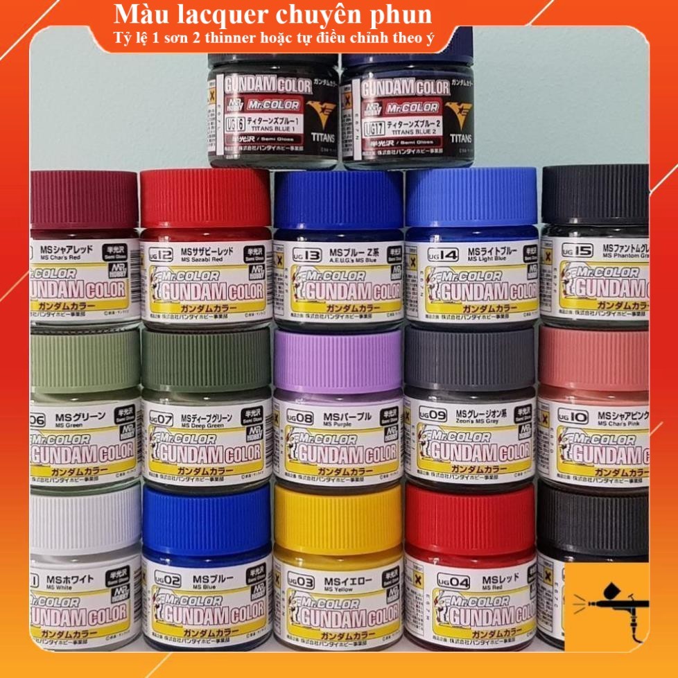 SƠN MÔ HÌNH GUNDAM COLOR MR HOBBY UG GUNDAM COLOR