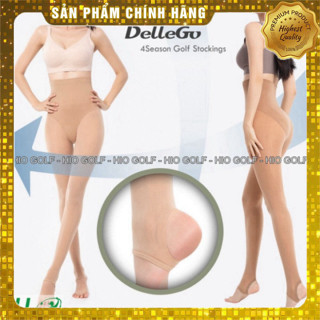  HD Golf -  Quần tất golf nữ Dellego nhập khẩu Hàn Quốc - Quần tất golf chống nắng chống tia UV siêu co giãn 