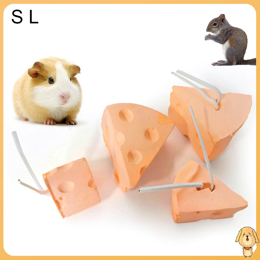 Đá mài răng hình phô mai/thỏ/chuột hamster
