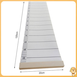 Thước vải canvas treo tường đo chiều cao cho bé