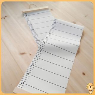 Thước vải canvas treo tường đo chiều cao cho bé
