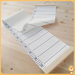 Thước vải canvas treo tường đo chiều cao cho bé