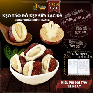 Táo đỏ kẹp sữa lạc đà VELMA FOOD, kẹo sữa hạt điều chính hãng thơm bùi mềm dẻo