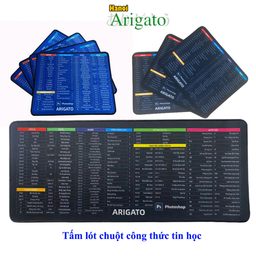 Bàn di chuột, Tấm lót chuột công thức tin học cỡ 70x30cm bo viền bám chuột cực chất