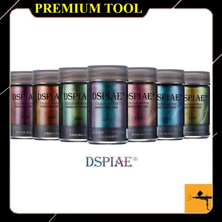 Sơn DSPIAE Colour Master High-Enriched 18ml – Sơn Đổi Màu Chameleon Ngọc Trai Cao Cấp – Sơn Airbrush