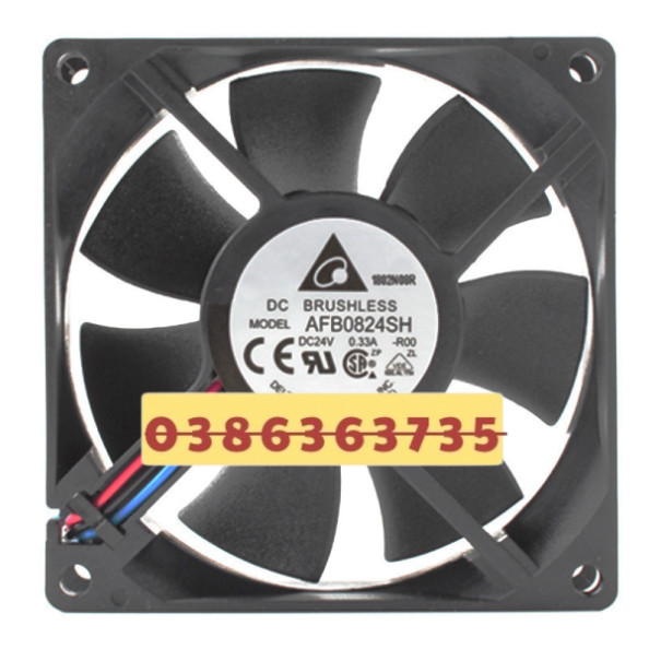 Quạt tản nhiệt Delta Afb0824sh 8025 24V 0.33a 1