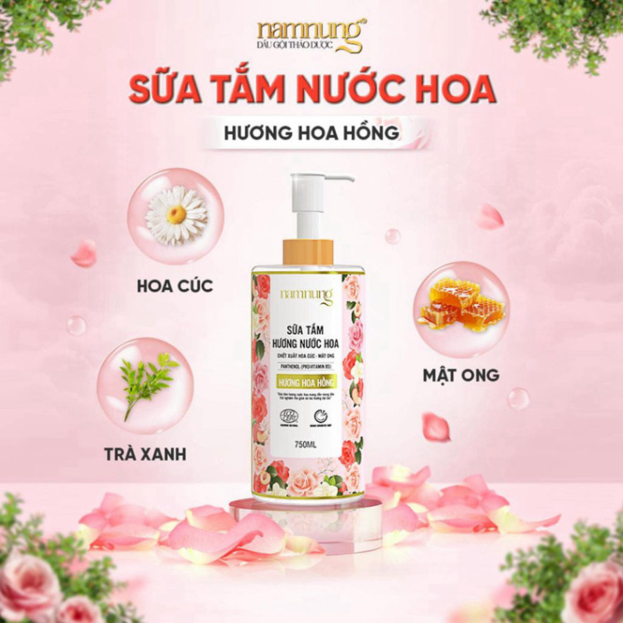 (Mua 1 tặng 1) Mua 1 chai sữa tắm nước hoa NAMNUNG dung tích 250ml tặng 1 chai sữa tắm cùng loại NAM