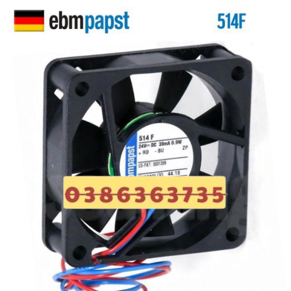 Quạt làm mát Ebmpapst 514f 5015 24V 0.9W