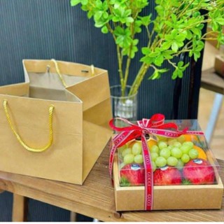 SET TÚI HỘP TRÁI CÂY ĐẸP ( HỘP KÈM TÚI) [ SET 5 BỘ]