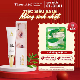  Kem thâm mắt Rena Abera giúp giảm thâm mắt bọng mắt nếp nhăn vùng mắt làm cho vùng da mắt sáng mịn và đều màu 25g 