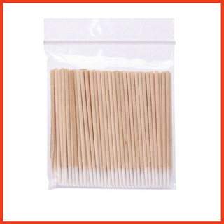 3 GóiTăm Bông Cán Gỗ Chà Tê ,Chà Mực (Túi 100c) - Dcpx Linh Anh