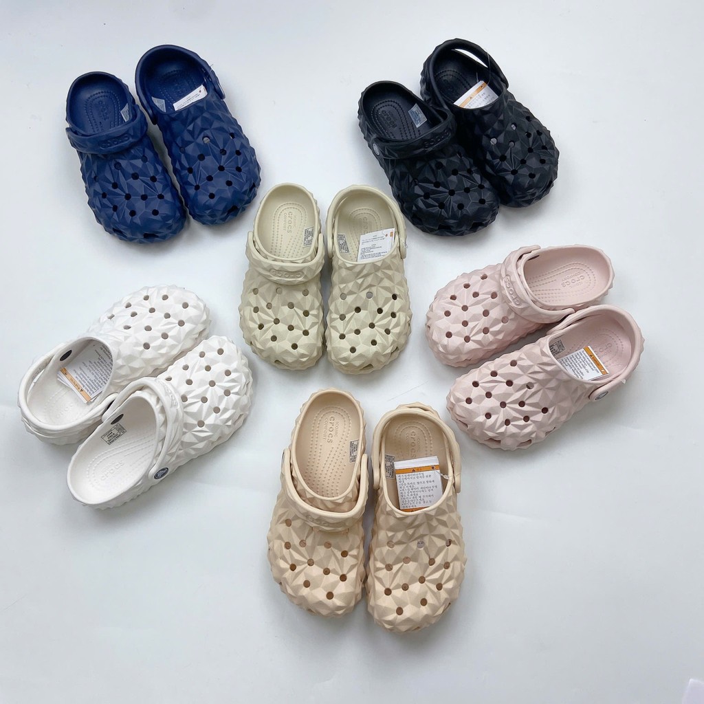 [ NGƯỜI LỚN ] Dép sục Cross Unisex classic geometric sầu riêng, kim cương nam nữ  size M3-M11(35-44) aoibaby