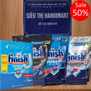 100 Viên rửa bát Finish Essential 90 viên, 100 viên Nhập khẩu all in one max, 12 all in 1, Classic, Quantum Ultimate