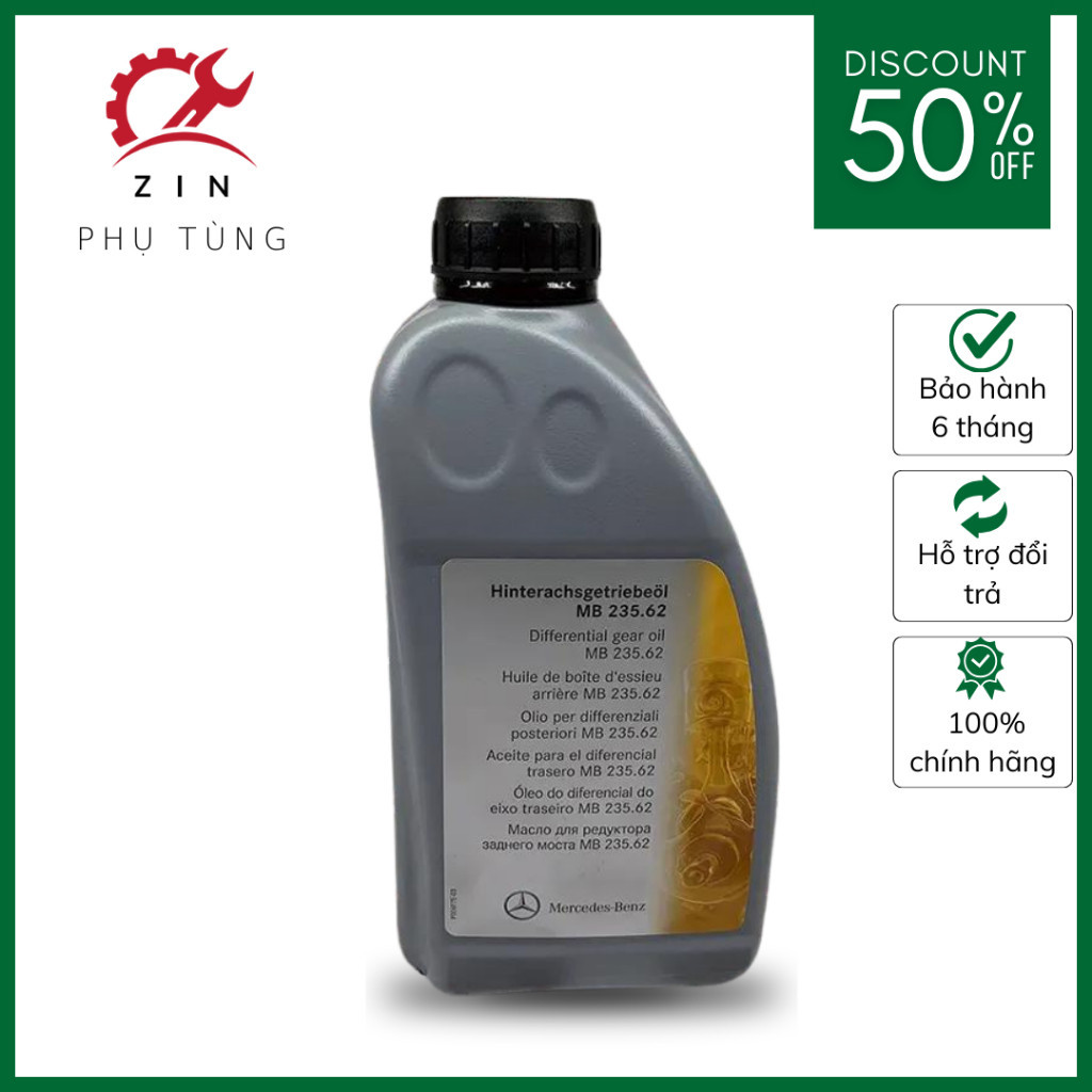 [Chính Hãng] dầu cầu sau ( dầu vi sai ) Mercedes Benz MB235.62 A002989020311 CLA C117 / GLA X156 / A W176 / B W246