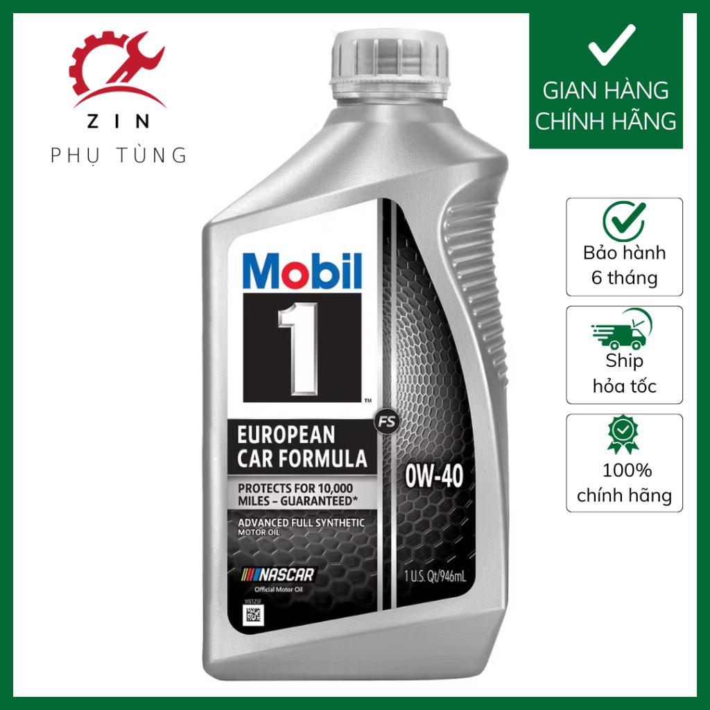 [Chính Hãng] Dầu nhớt Mobil 1 0W-40 hiệu suất cao cho các xe châu âu mercedes bmw audi kia ford toyota honda xe ga