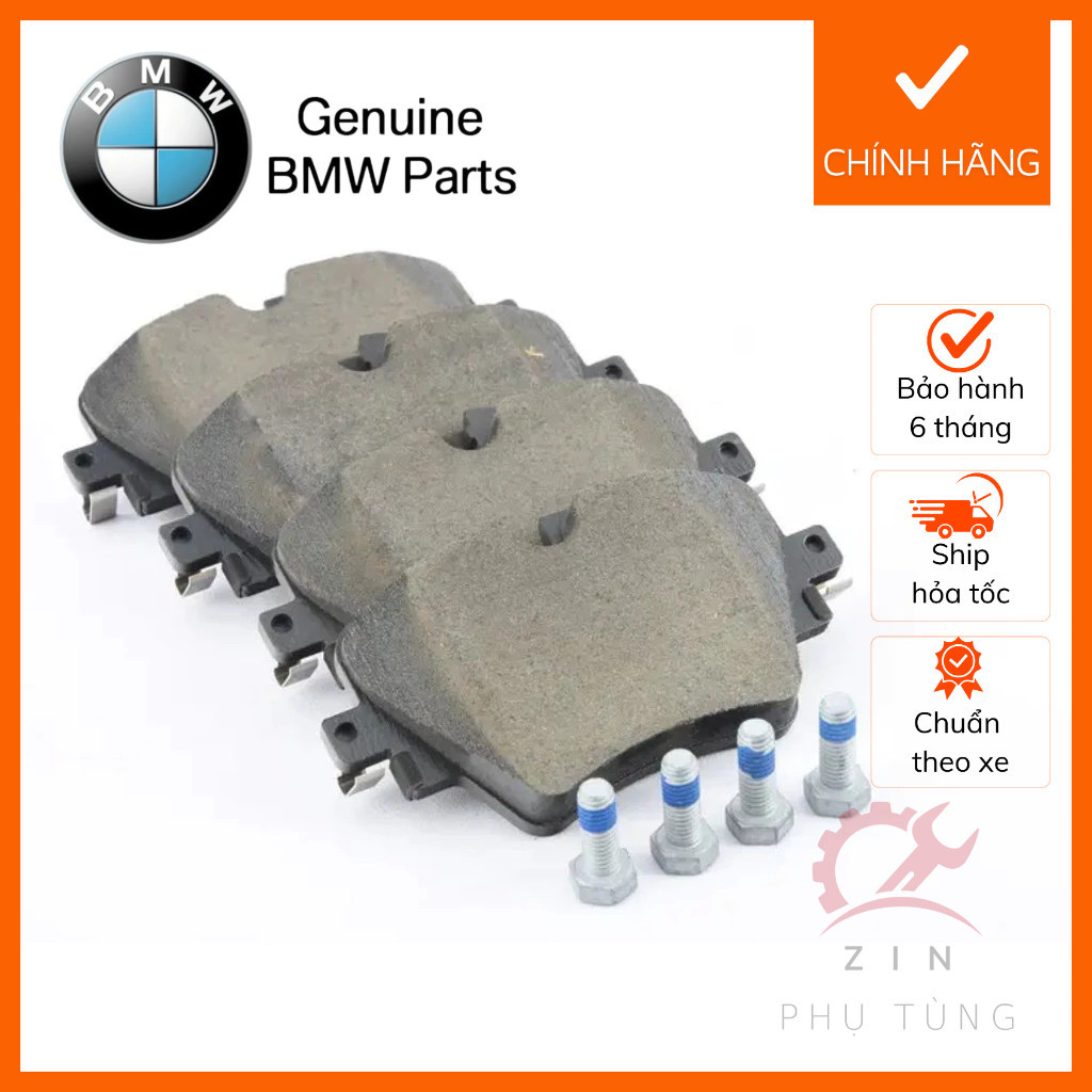 [CHÍNH HÃNG] Má phanh trước ( bố thắng trước ) BMW X3 G01, F97 34106884497 6884497 18-19 ORIGINAL