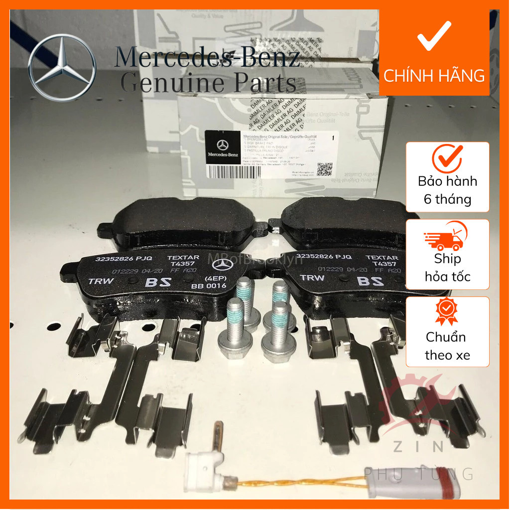 [CHÍNH HÃNG] Bộ má phanh ( bố thắng ) Mercedes Benz S550 S560 S450 (W222) 2014-2020