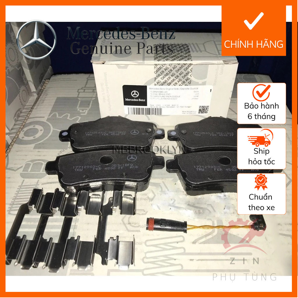 [CHÍNH HÃNG] Bộ má phanh ( bố thắng ) sau Mercedes Benz GL350 GL450 GL550 X166 2013-2016