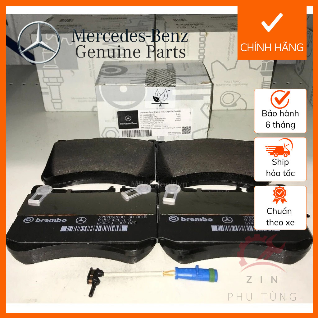 [CHÍNH HÃNG] Bộ má phanh ( bố thắng ) trước Mercedes Benz S550 S560 S450 (W222) 2014-2020