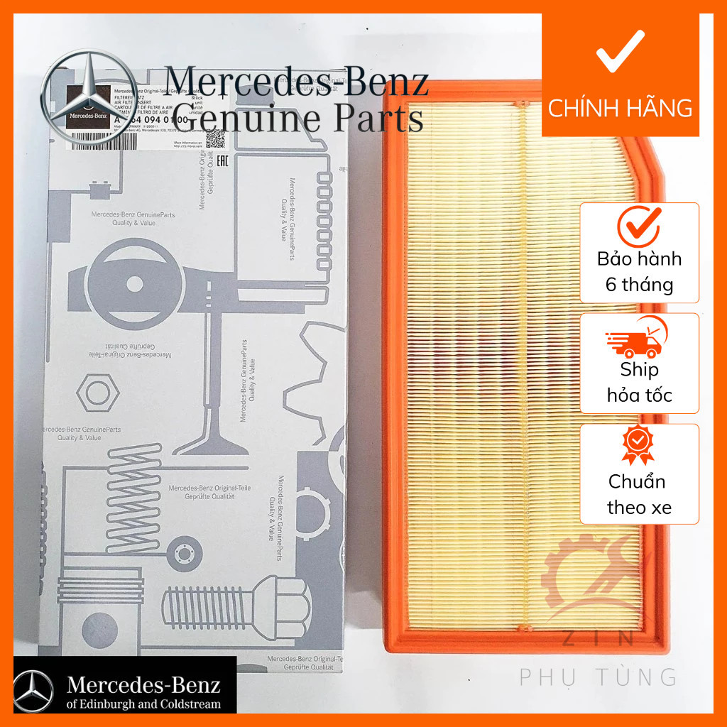 [Chính Hãng] Lọc gió động cơ Mercedes Benz GLC200 E200 E250 E300 C300 E180 GLC300 GLC250 W205 W213 A2640940100