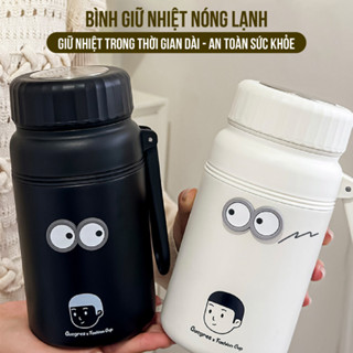  Bình giữ nhiệt Fashion Cup NIUMI inox 316 thiết kế đơn giản dung tích 1000ml miệng bình lớn   ms 02  