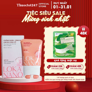 Kem Dưỡng Da Cổ LOKA NANO - Làm trắng da dưỡng ẩm cho da cổ săn chắc - THUOCTOT247