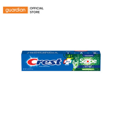 Kem Đánh Răng Crest Complete Whitening + Scope 153g