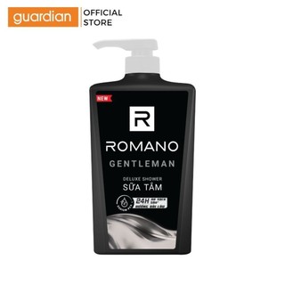 Sữa Tắm Hương Nước Hoa Romano Gentleman Deluxe Shower 650G